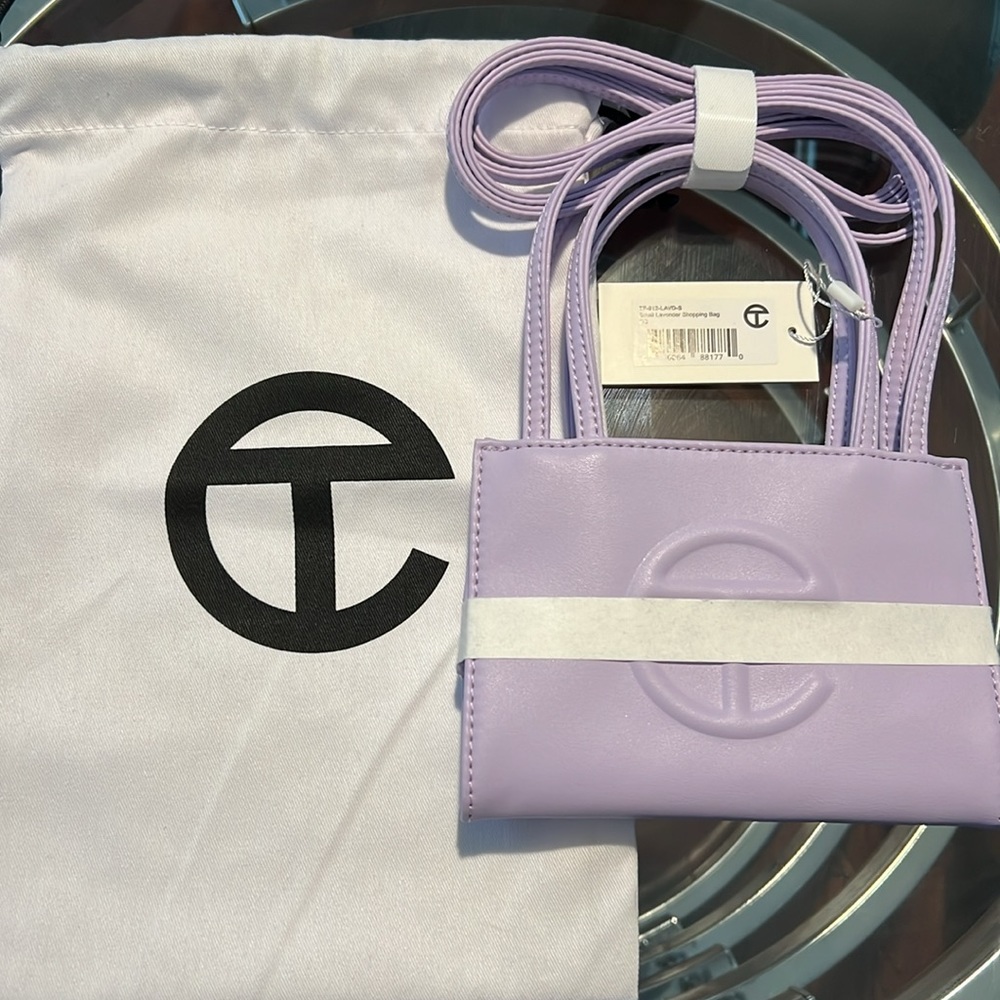Telfar small shopping bag- Lavender